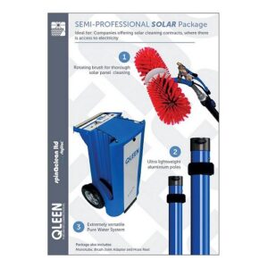 QLEEN Semi Professional Solpanel Sæt