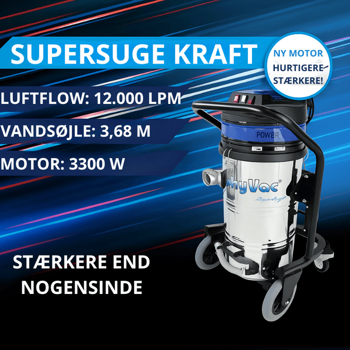 Komplet tagrendesæt med SkyVac Industrial 85 støvsuger - Billede 2