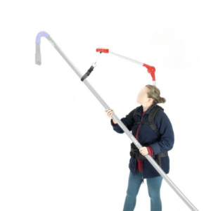 Ergonomisk bæresystem til professionel tagrende- og facaderens