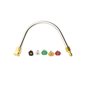 Højtryksrenser tagrende­krog med Dysesæt – Professionel Rens i Højden