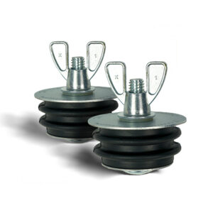 To skyVac slangepropper med vingemøtrikker til 44 mm og 50 mm