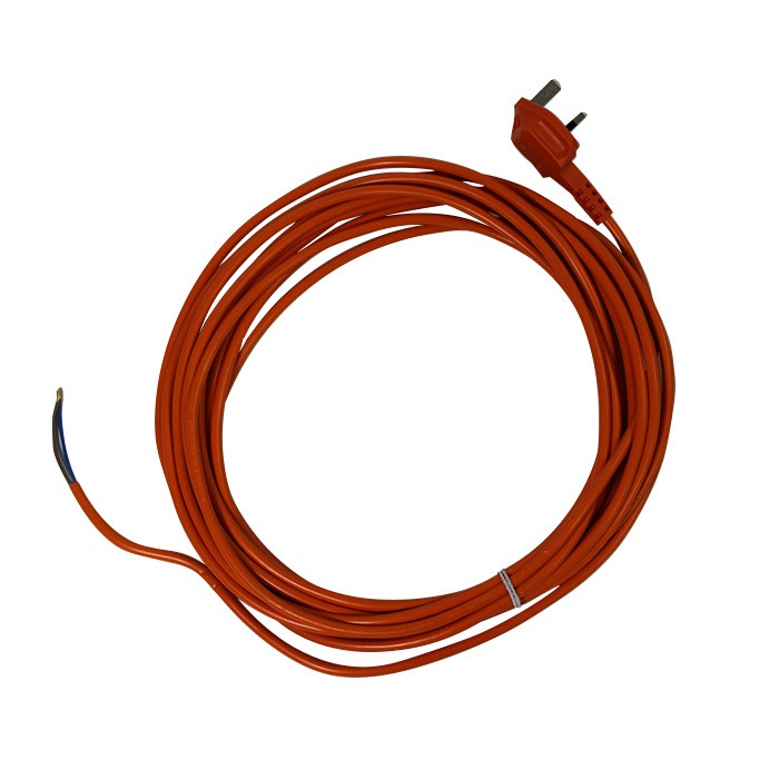 Orange udskiftningskabel med stik til skyVac Mighty Atom
