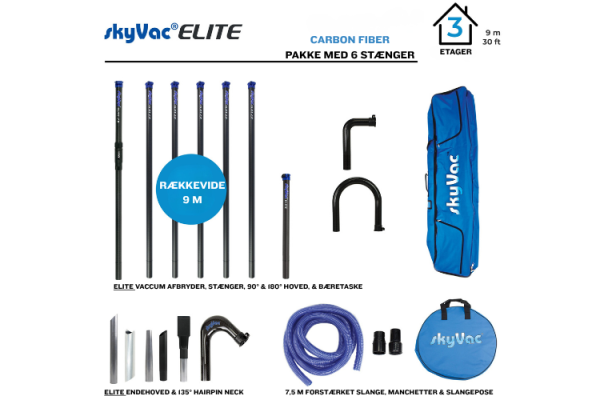 SkyVac Elite Stangpakke 9 m 900x500